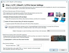Настройки L2TP и IPSec