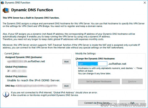 Настройка Dynamic DNS